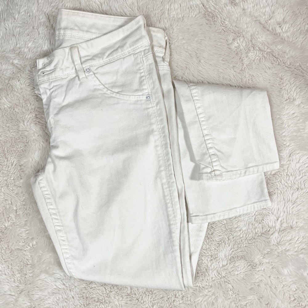 Hudson, White, Long Jeans, 28